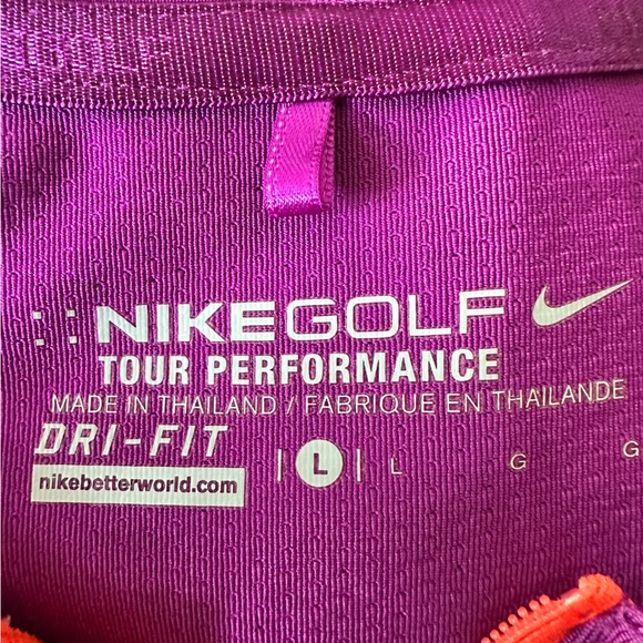 Nike Purple Golf dress with Orange Detail - Picture 5 of 7
